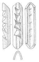 Костяной струг  из Киева – X-XII в. (Киевский ист. музей, № 28182) 